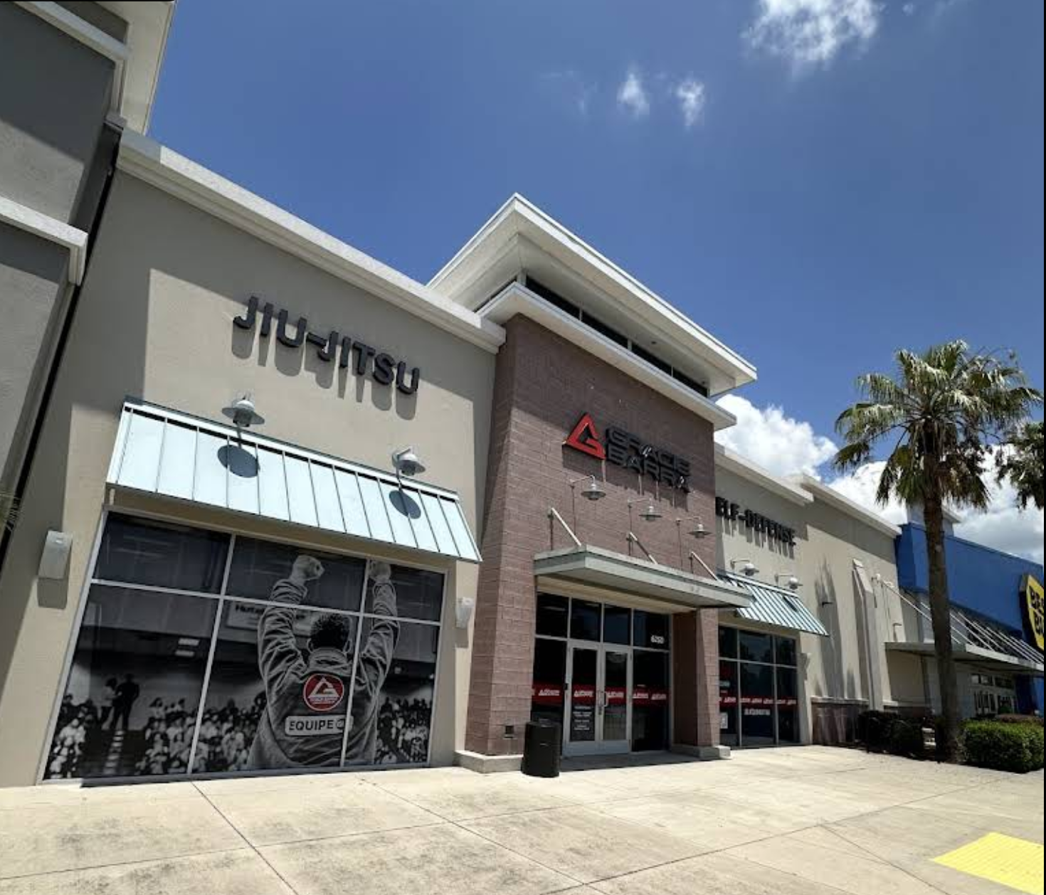 Gracie Barra Davenport storefront at Posner Park